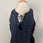 Artisan NY Black Blue Red Sleeveless Maxi Dress Size XS Photo 5