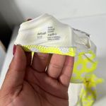 Aerie NWOT  Neon Yellow Polka Dot Bikini Top Size Small Photo 3