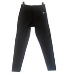 Heinz Club Black Licra Cotton Full Length Biking Fitted Leggings Women Sz L Size L Photo 1