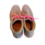 Twisted X Breast Cancer Awareness Brown Leather Driving Moccasins Shoes Size 8 Photo 9
