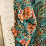 Figueroa & Flower Petite Large PL Margo floral long roll tab sleeve blouse NWT Multiple Photo 8