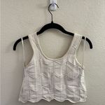 Torn By Ronny Kobo  Womens 6 Knit Creme Top Summer Vacation Photo 1