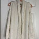 Anthropologie Saturday Sunday by Anthropology Faux white Sherpa Vest Cozy Women’s Sz S Photo 0