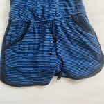 Urban Outfitters  blue black striped romper Photo 1