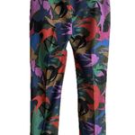 Sonia Rykiel Paris Womens Birds All Over Print Pants Size 36 French, 100% Cotton Blue Photo 1