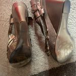 Charles David  bronze/silver Sandal Platforms Photo 9