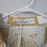 Petal and Pup  Checkered Seashell Print Cotton Button Up Shirt Photo 3