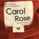 Carol Rose  orange open hooded cardigan Photo 4