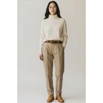 United Colors Of Benetton Vintage  Tan Leather Belt XS Photo 1