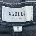 AGOLDE Women's Straight Leg High Waist Distressed Frayed Denim Jeans Pants Sz 26 Photo 3