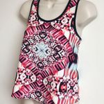 Xhilaration π Gorgeous mosaic racerback tank top pullover scoop neck xs pink black Photo 2
