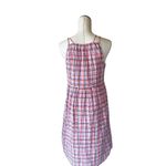 Loft NWOT  Plaid Strappy Button Midi Dress Photo 3
