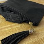 Charming Charlie Black Textured Wristlet with Tassel Photo 0