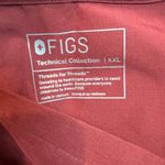 FIGS Casma Three Pocket Scrub Top PO 1815 Burgundy Size XXL Photo 2