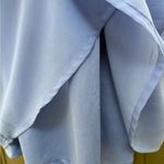 Bar III  Blue Chiffon Pleated Bodice Flowy Skirt Mini Dress Size XXL Photo 5