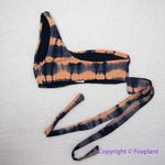 NEW Free People Martha Rey Harper tie dye bikini top, size S Black Photo 4