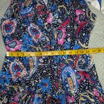 Maeve Whimsical Sleeveless‎ Maxi Dress Paisley Floral Boho Sz 0P Dopamine Flowy Photo 9