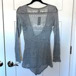 Yandy NWT Cozy Sweater Romper - Heather Gray Photo 4