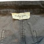 Molly green Flare Bottom Fringe Hem Grey Corduroy Pants, Sz S Photo 13