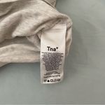 Aritzia  TNA Chill Ortiz Cropped T-Shirt in Heather Cloud White Size S Photo 6