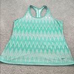 Nike Women's Mint Zigzag Tank Top Photo 0
