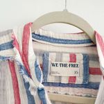 Free People  Striped Valley Gauze Shirt XS Photo 3
