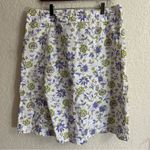 Eddie Bauer Eddie‎ Bauer Ditzy Purple Floral 100% Cotton Skirt Size 14 Photo 1