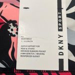DKNY Sport Leggings XS High Waist 7/8 Length Stretch Support Red Jungle Photo 1