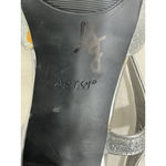 Kohls Womans Apt 9  Open Toe Strappy High Heel Pump Sandal 10 M Silver Photo 6