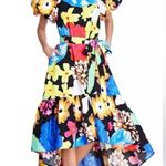 Puff Sleeve Floral Dress Christopher John Rogers Target Size Small Hugh Low Photo 0