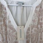 Sundance Floral Boho Embroidered Sleeveless Maxi Dress Large NWT Ivory Honeymoon Photo 4