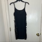 INC Black Sequin Bodycon Spaghetti Mini Dress. Size M Photo 5