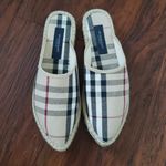 Burberry  Tan Nova Check Feminine Chic Loafer Espadrille Size 37 Photo 8