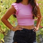 ZARA  pink flare top Photo 0