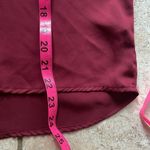 L'Academie The Ruffle Blouse in Cabernet Photo 10