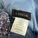 B Darlin  Juniors Sequin Satin Halter Formal Dress – Size 1/2 Photo 4