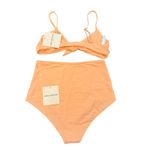Mara Hoffman Carla Bikini Top & Lydia High Waist Bottom - Peach Photo 2