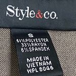 Style & Co  Brown Open Front Cardigan Photo 10