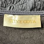 Stine Goya Orchid Midi Dress Women's Small Navy Blue Geo Daisy Long Sleeve NWOT Photo 6