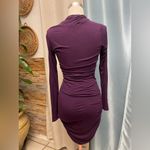 Mystic  Deep Purple Long Sleeve Y2K Dress Photo 2
