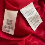 Evan Picone Dress Red Monochromatic Print Sleeveless Lined Holiday Dress Size 14 Photo 10