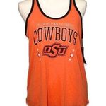 Rivalry Threads NWOT OSU Oklahoma State University Cowboys Orange Black Racerback Tank Top New Photo 0