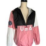 Red Fox  Premium Collection Pink Hooded Windbreaker Size L Photo 1