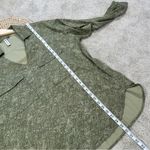 Athleta Women’s Zuma Printed Top Longsleeve V-Neck in Viper Shadow Olive XL Photo 11