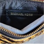 Michael Kors Parker Marigold real haircalf key card holder 5.5”x3.5” NWT Photo 3