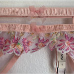 For Love & Lemons NWT  Sz S April Bloom Floral Cage Metallic Garter Belt Photo 5