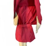 Betsey Johnson RED SNAP BUTTON CAPE JACKET (XL) Photo 4