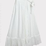 Majorelle  Mistwood Eyelet Wrap Midi Dress, White, Small Photo 14