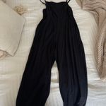 Old Navy Black Cotton Jumpsuit Photo 0