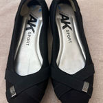 Anne Klein  Black Flats with Silver Accents Brand new never worn! Photo 0